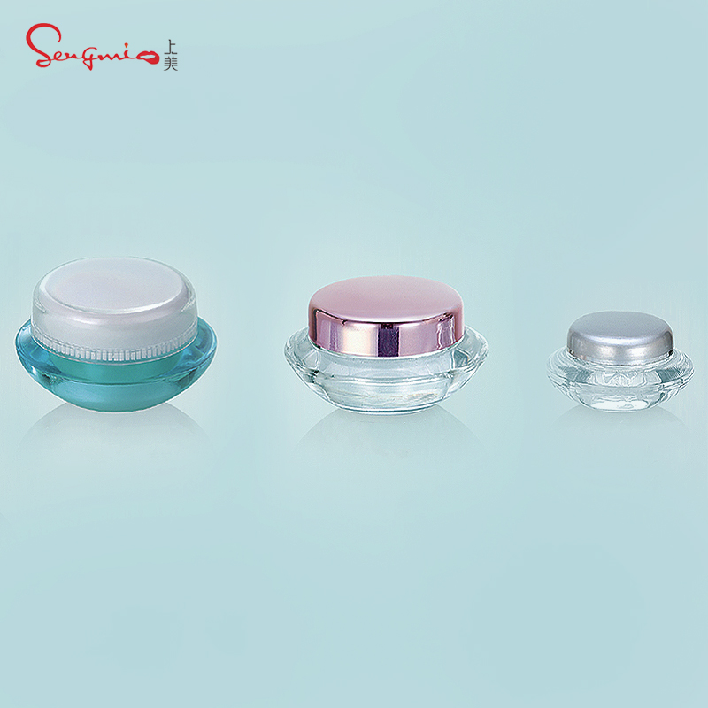 Unique Clear Small 5g ml 10g 15g Capacity Plastic Lip Scrub Container Cosmetic Jar Cream