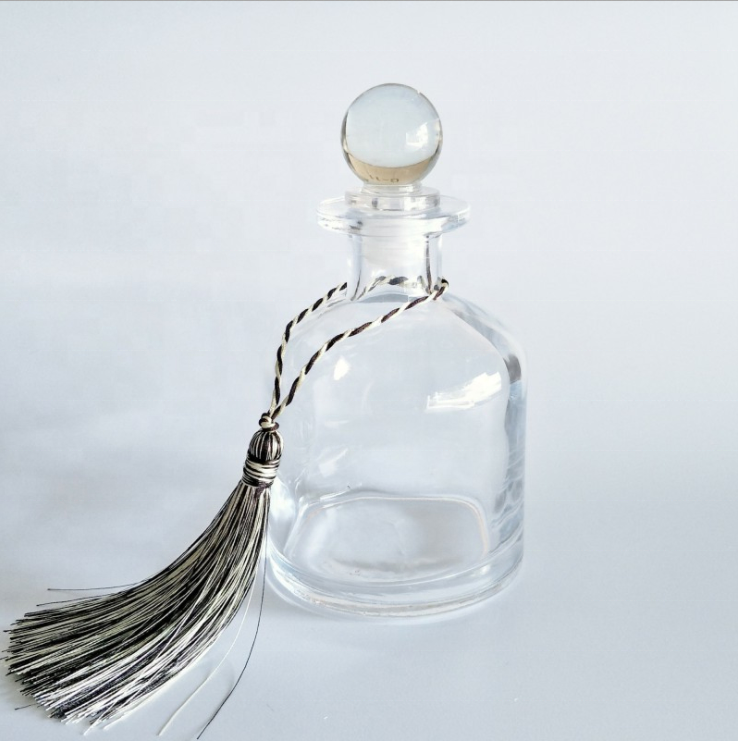 Unique Design 150ml / 250ml Luxury Matte Black Reed Diffuser Glass Bottle Aromatherapy Bottle