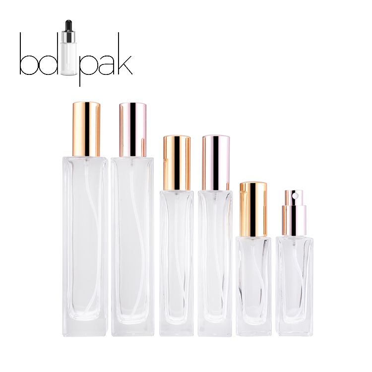 Unique Design Refillable Roll On Perfume Glass Bottle