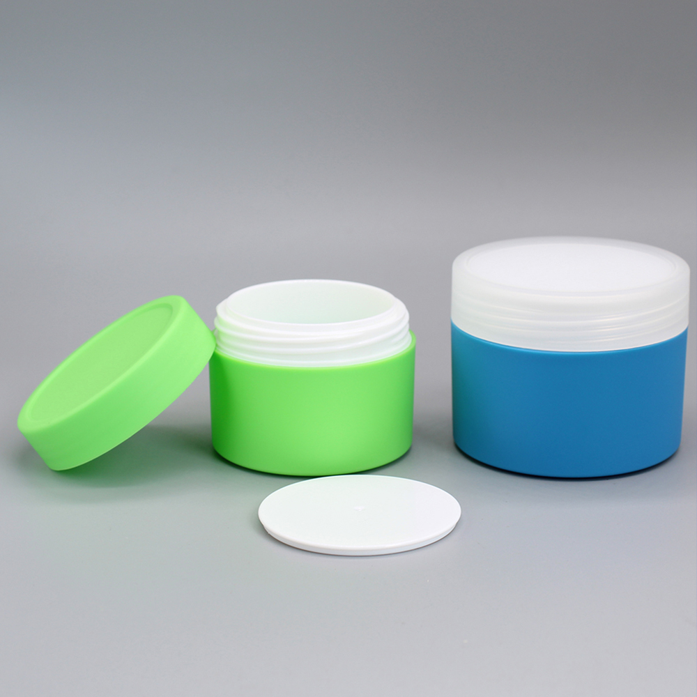 Unique Design Stackable 2oz 60g 100g 200g Round PP Plastic Cosmetic Cream Jar and Lid