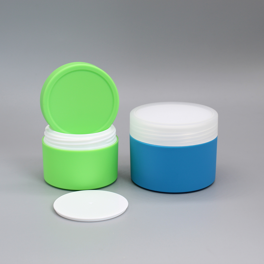 Unique Design Stackable 2oz 60g 100g 200g Round PP Plastic Cosmetic Cream Jar and Lid