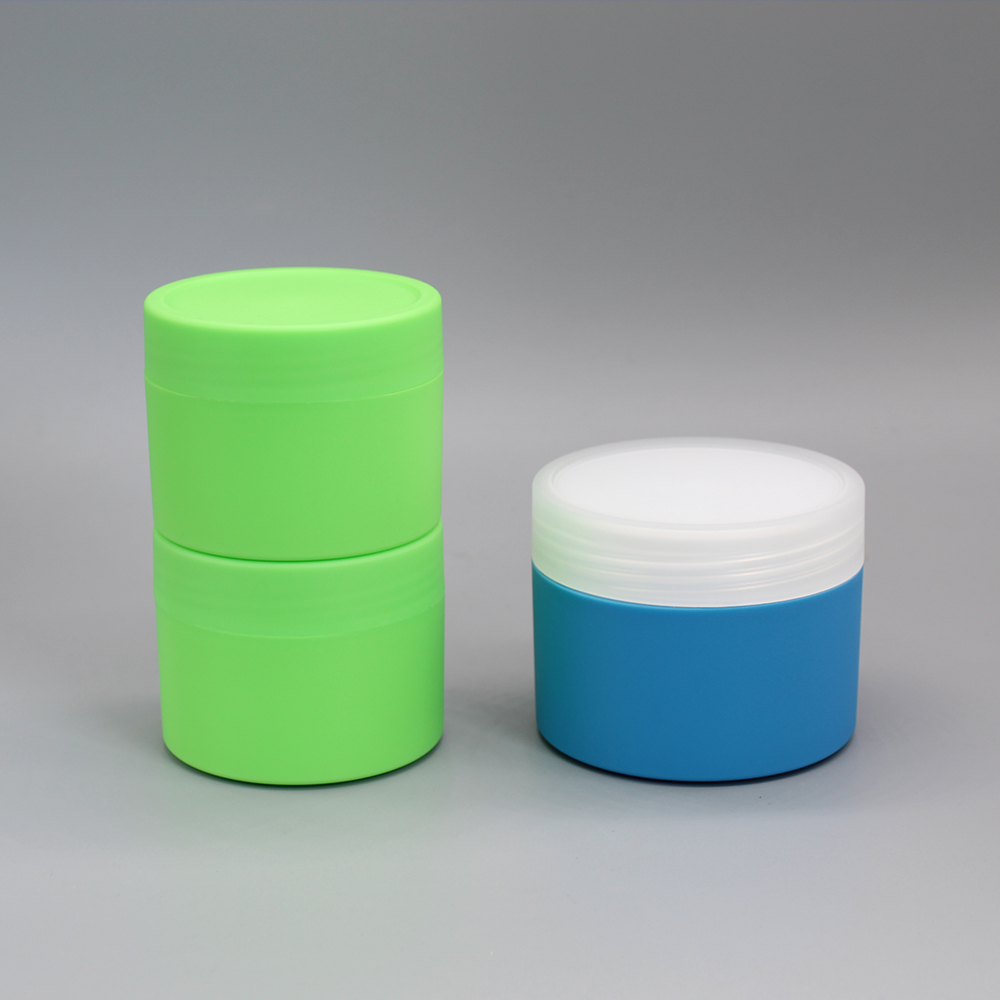 Unique Design Stackable 2oz 60g 100g 200g Round PP Plastic Cosmetic Cream Jar and Lid