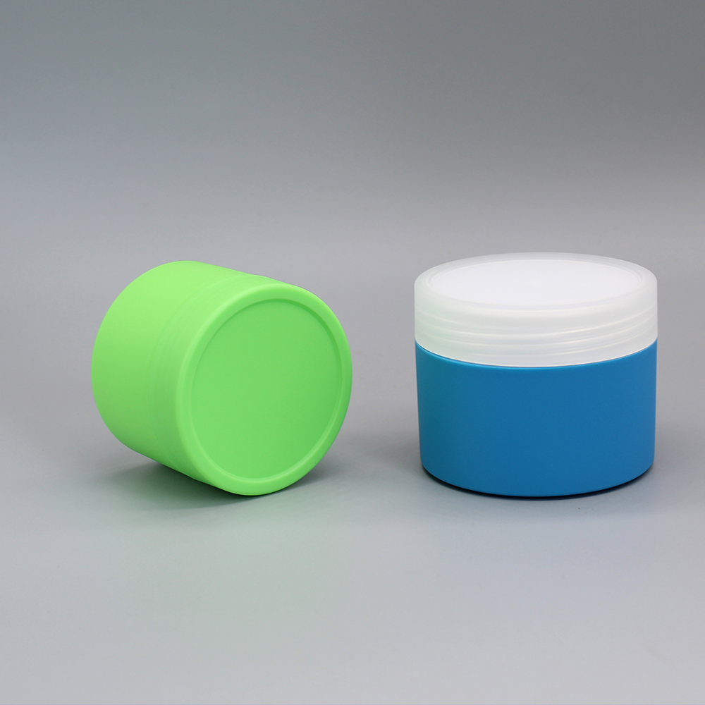 Unique Design Stackable 2oz 60g 100g 200g Round PP Plastic Cosmetic Cream Jar and Lid