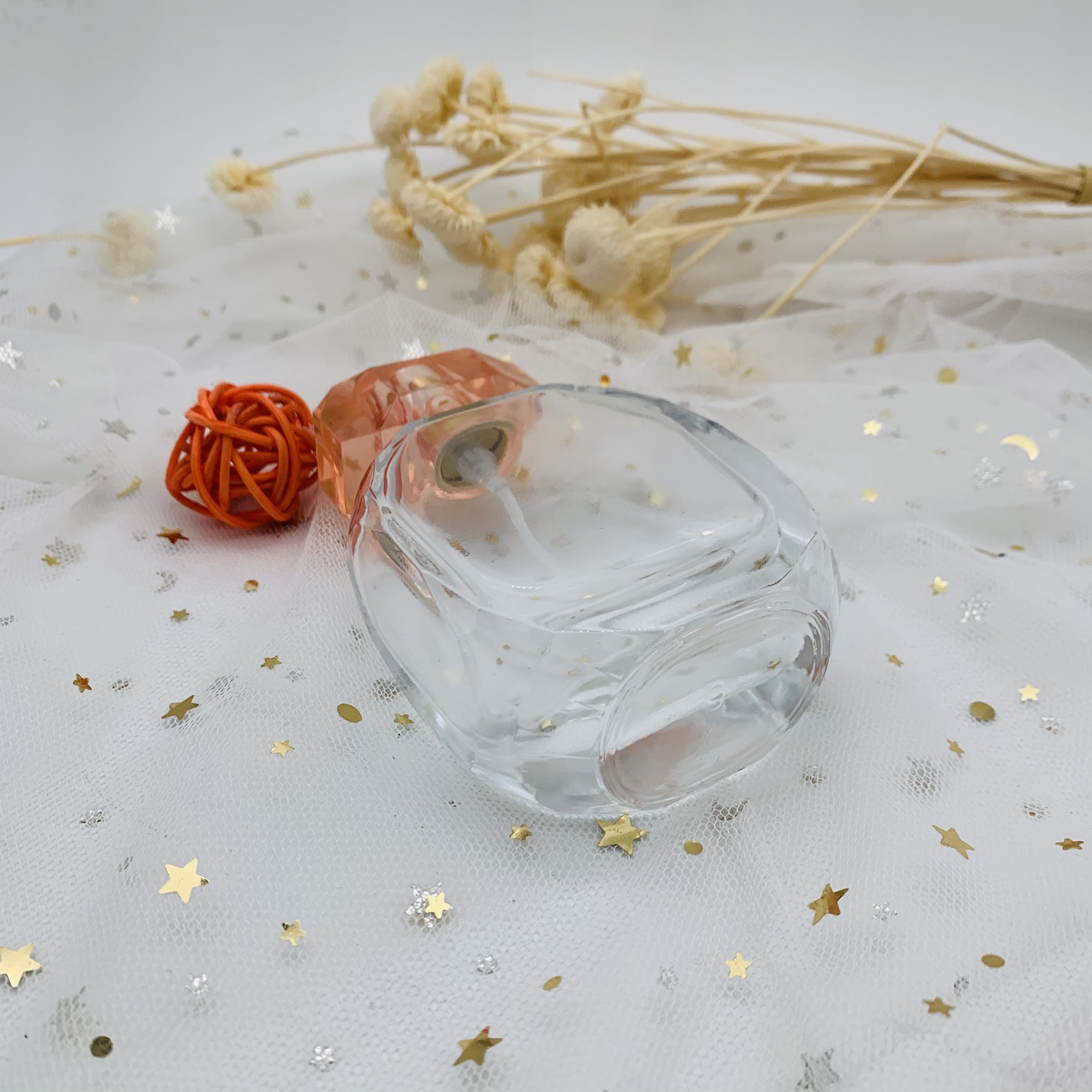 Unique Free Sample Empty 50Ml Clear Glass Perfume Spray Bottles For Women