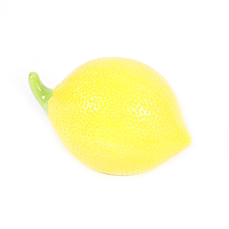 Unique Lemon Shape Home Use Kitchen Food Cookie Salt Seasoning Spice Storage Ceramic Jars