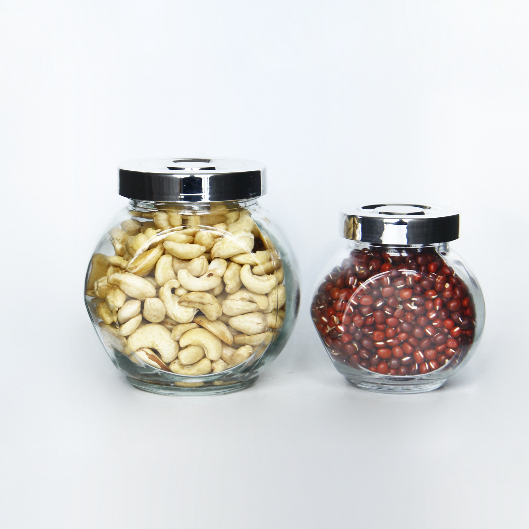 Unique Mini Design Glass Jars in 80ml 100ml 120ml with Screw Lids for Jam Packaging
