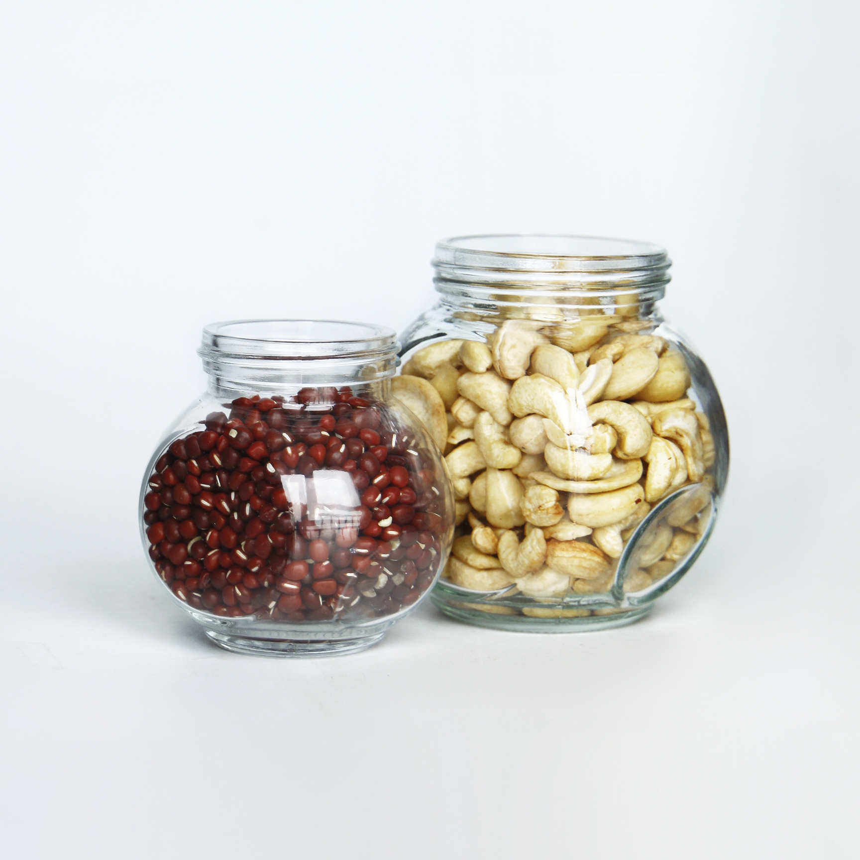 Unique Mini Design Glass Jars in 80ml 100ml 120ml with Screw Lids for Jam Packaging