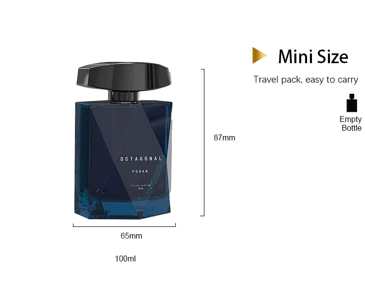 Unique Perfume Packages Perfume Glass Spray Bottle Luxury Bottle Packaging 100ml