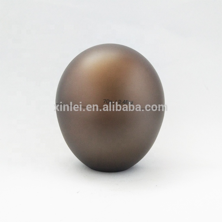 Unique design egg shape cream jar 15g 30g 50g 70g acrylic jar skin care cosmetic packaging