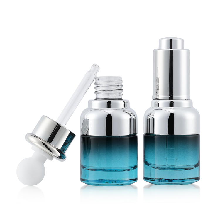 Unique essential oil dropper 30ml serum Cosmetic Glass Bottle