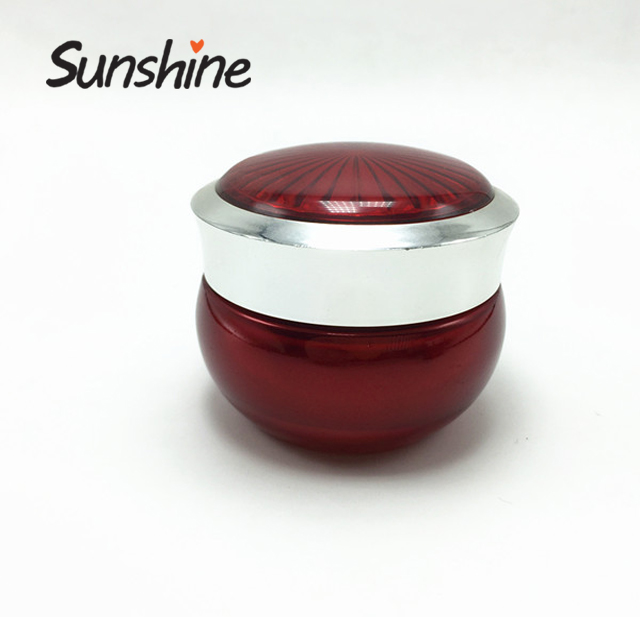 Unique glass body butter jar 50g cosmetic cream container packaging