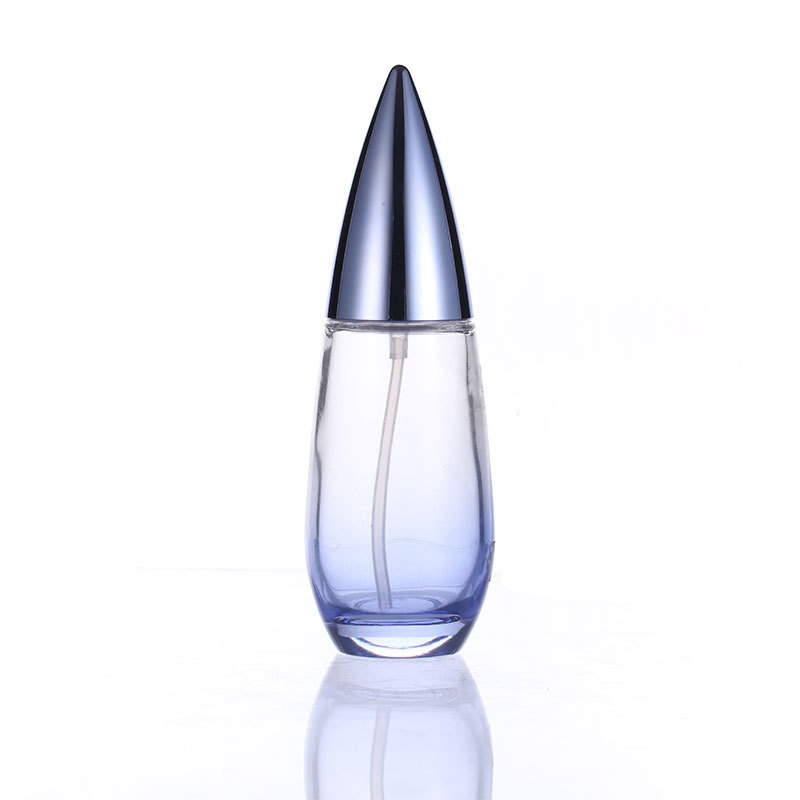 Unique lotion bottle cap thick bottom glass cosmetic