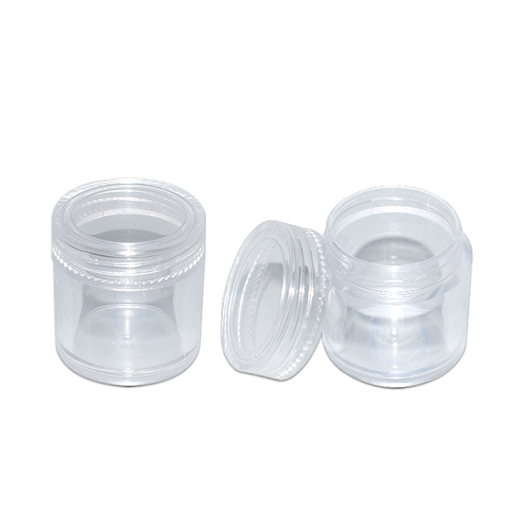 Used to install cosmetics transparent plastic jar