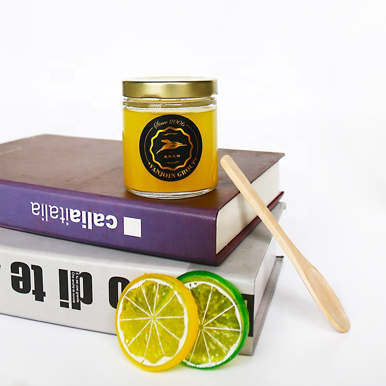 Vanjoin 12oz 16oz Glass Honey Jar Clear Jam Food Jar For Storage