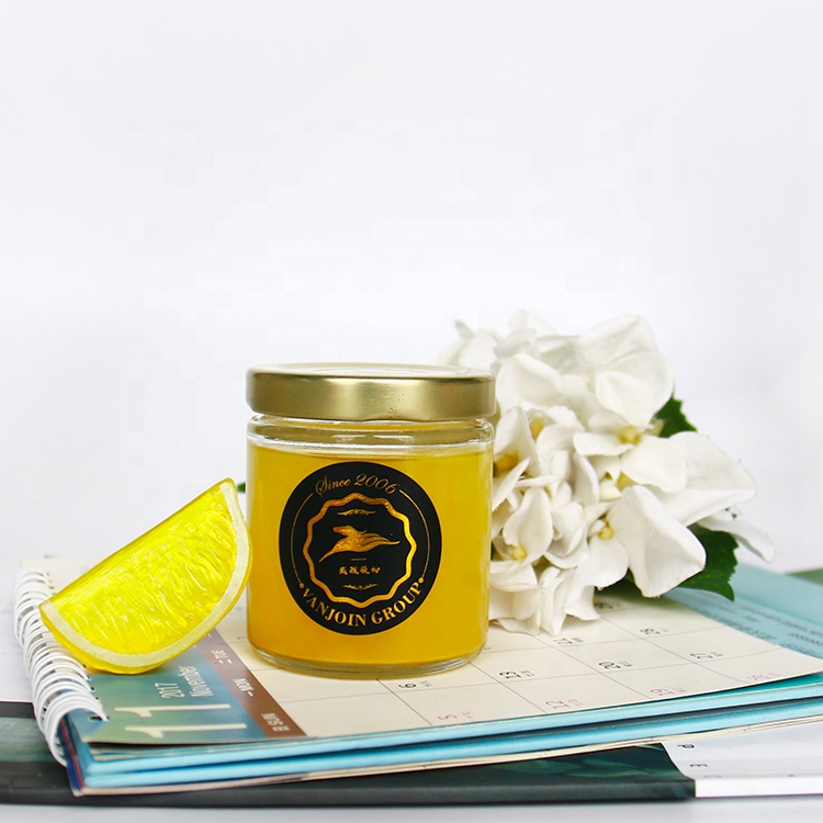 Vanjoin 12oz 16oz Glass Honey Jar Clear Jam Food Jar For Storage