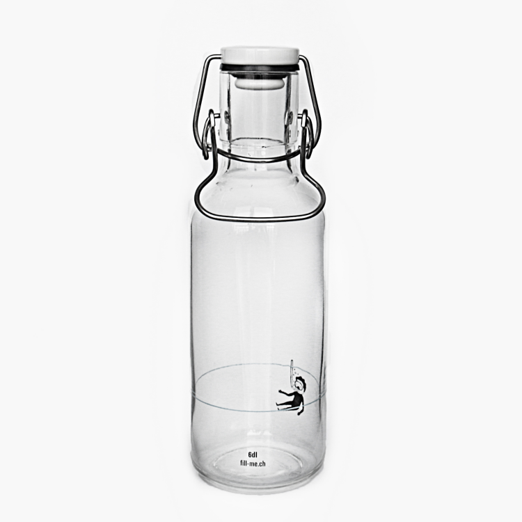 Vanjoin 200ml-1000ml sealing drinking liquor glass bottle with swing top