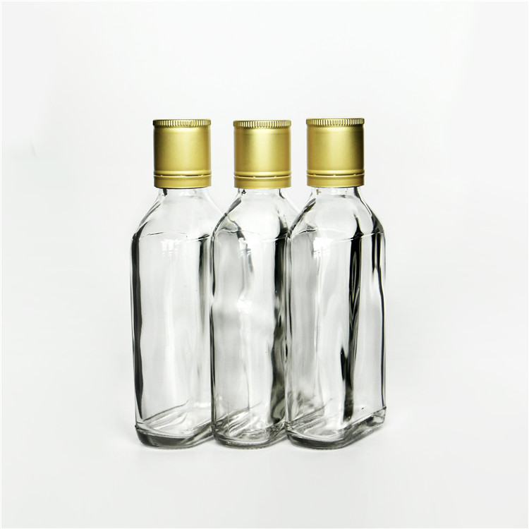 Vanjoin 200ml Fruit Juice Ice Wine Frosted Glass Bottle with Cork