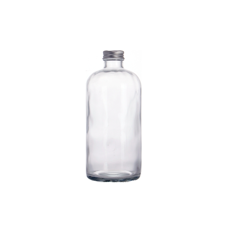 Vanjoin 8 oz 16 oz 32 oz Hot selling round glass bottle with lid 250ml 500ml 1000ml
