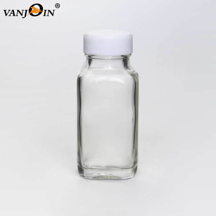 Vanjoin Cheapest 60ml 2oz Glass Hot Shot Bottles For Organic Pressed Juice With Lids