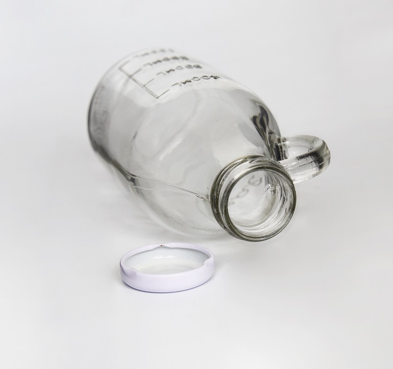 Vanjoin Class Maple Syrup Bottles 240ml 500ml Embossed Logo Empty Refillablere Cycling Bottle With Loop Handle