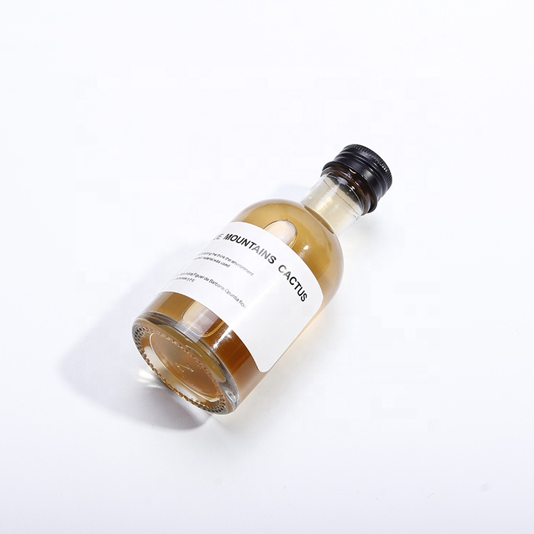 Vanjoin Custom 30ml 50ml Small Glass Bottle With Aluminum Lids