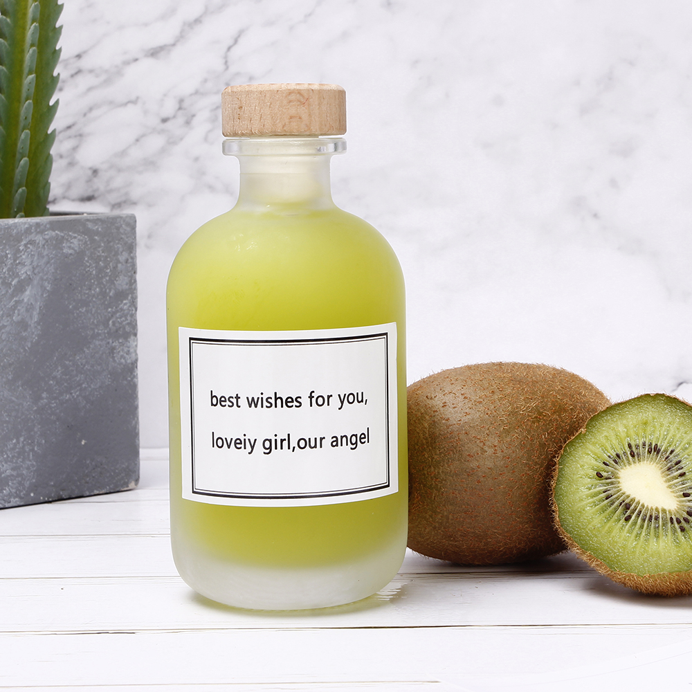 Vanjoin Custom Logo Label Refillable Clear Frosting Wine Bottles 100 ML 250 ML 375ML 500ML Liquor Glass Bottle with Cork