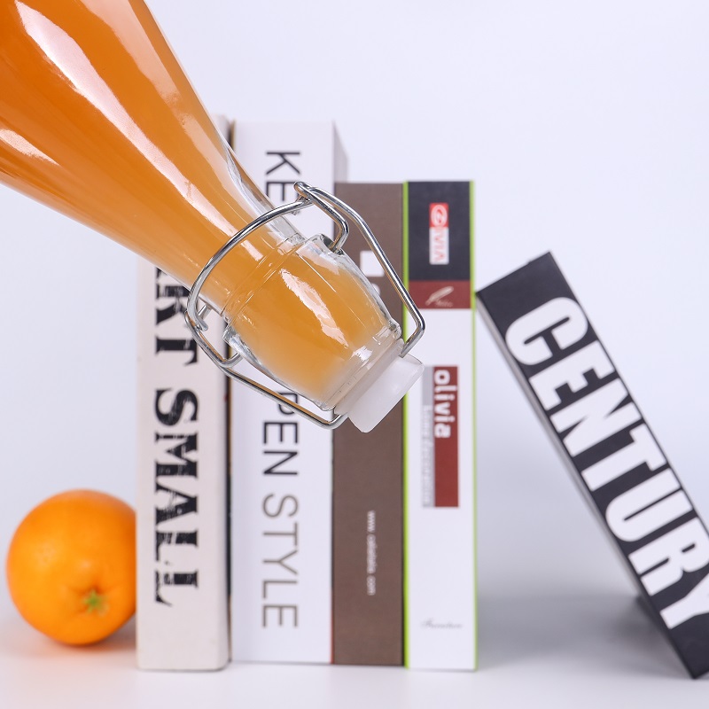 Vanjoin Custom Swing Top Glass Bottle with Stoppers For beer Limoncello