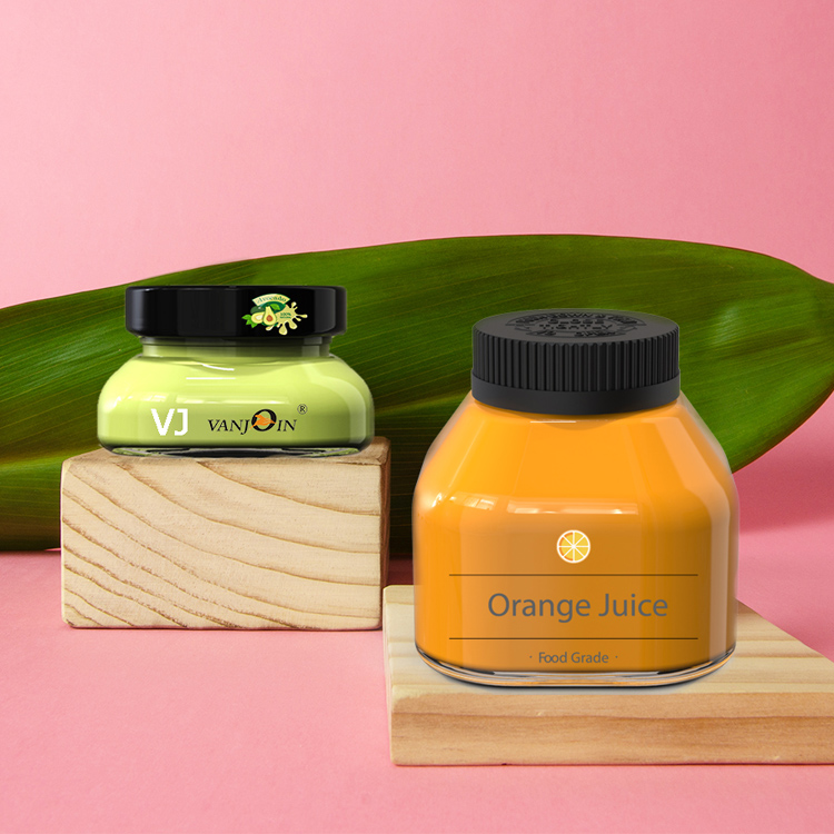 Vanjoin Design 75ml 250ml Herbs Packaging Childproof Square Glass Jar