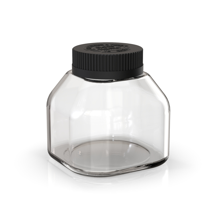 Vanjoin Design 75ml 250ml Herbs Packaging Childproof Square Glass Jar