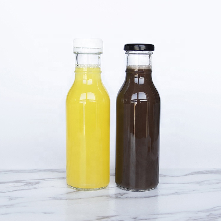 Vanjoin Empty 5oz 10oz 12oz 16oz BBQ Bottles Glass Hot Sauce Soy Chili Bottles