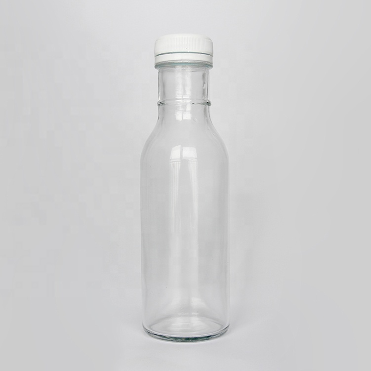 Vanjoin Empty 5oz 10oz 12oz 16oz BBQ Bottles Glass Hot Sauce Soy Chili Bottles