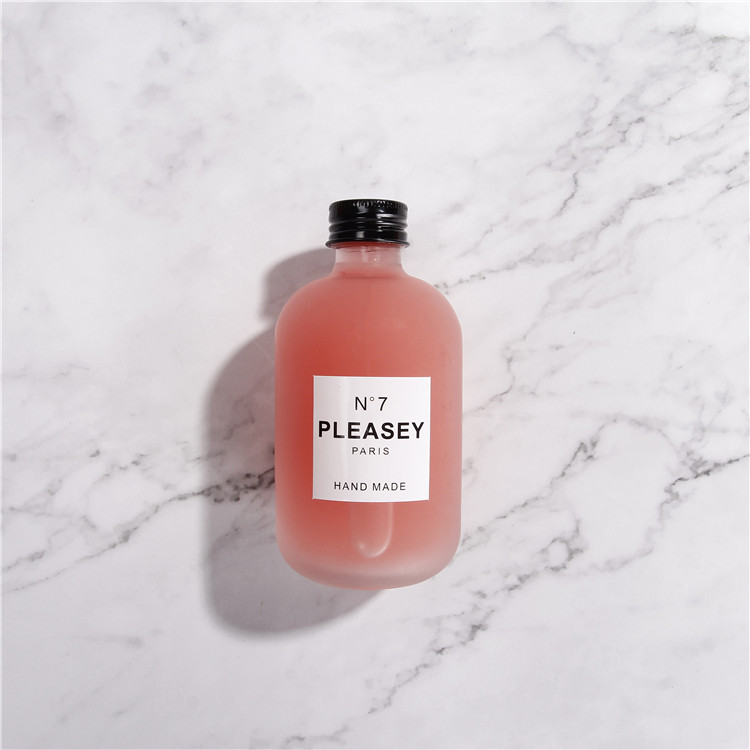 Vanjoin Empty Fruit Wine Glass Bottle Cherry Blossoms Plum Wine 100 ML 250 ML 375ML 500ML Bottle with Screw Cap