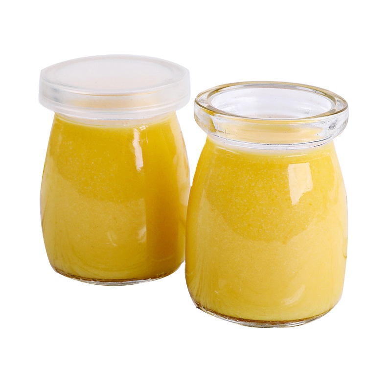 Vanjoin Fresh Milk Jam Jelly100 ml 150 ml 200 ml Yogurt Packing Container Round Pudding Glass Jars