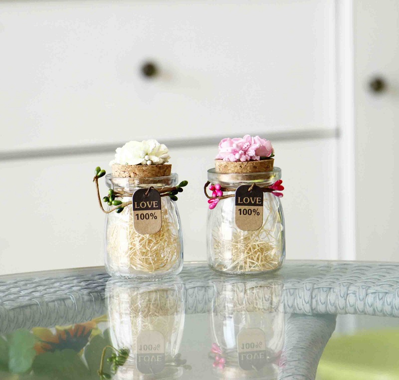 Vanjoin Fresh Milk Jam Jelly100 ml 150 ml 200 ml Yogurt Packing Container Round Pudding Glass Jars