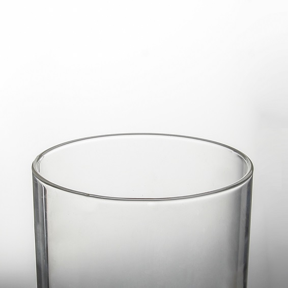 Vanjoin Glass Jar Kitchen Household Candy Tea Pasta Cylindrical Round Glas Jar for Food Storage with Bamboo Lid
