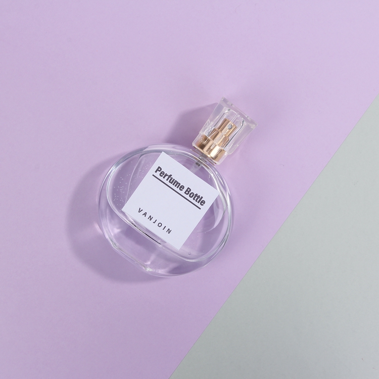 Vanjoin High Quality Design frasco de vidrio de perfumeria customised refeel 30 ml/ 50 ml/ 80 ml glass pump spray bottles