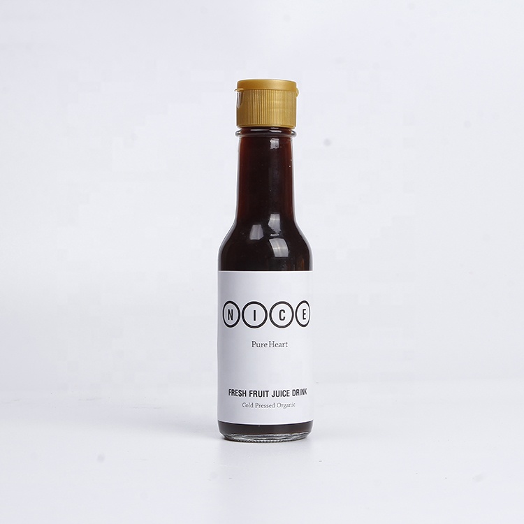 Vanjoin Hot Sale 5 oz 150 ml Glass Bottles For Hot Sauce Chilli Ketchup With Flip Top Lids