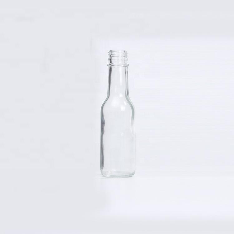 Vanjoin Hot Sale 5 oz 150 ml Glass Bottles For Hot Sauce Chilli Ketchup With Flip Top Lids