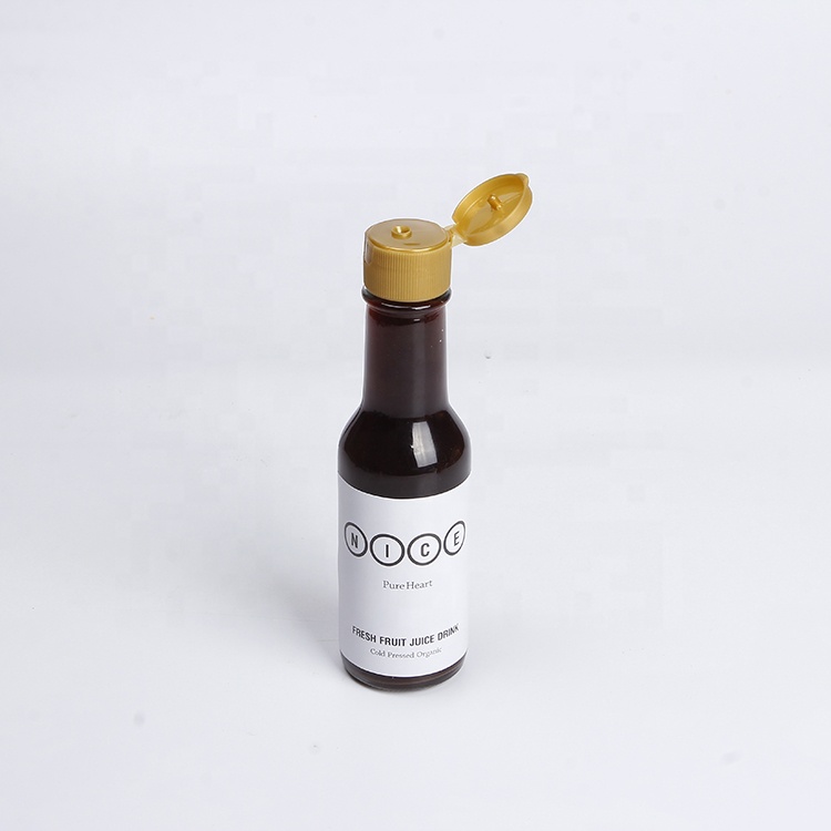 Vanjoin Hot Sale 5 oz 150 ml Glass Bottles For Hot Sauce Chilli Ketchup With Flip Top Lids