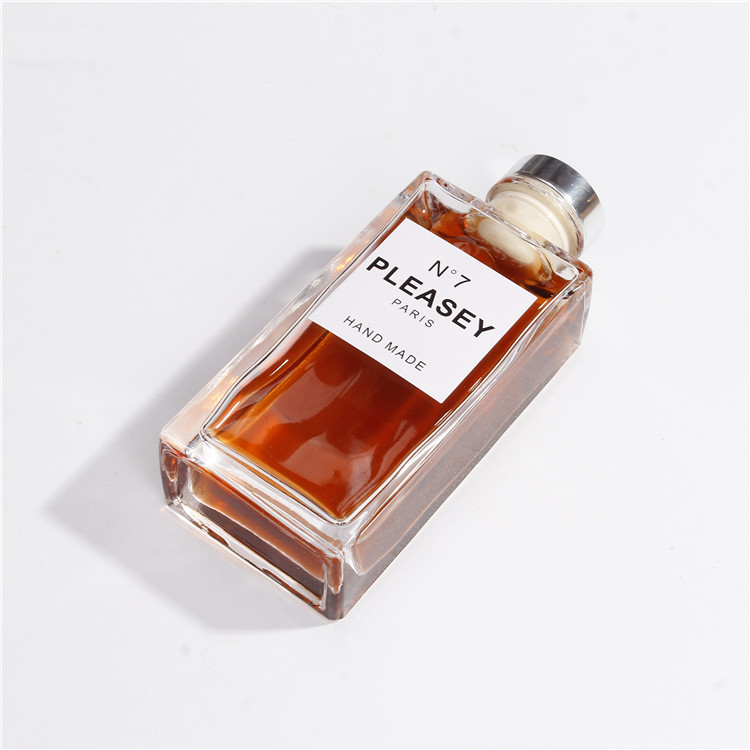 Vanjoin Refill Square 500ml 16oz Whisky Glass Bottles Rum Vodka Blandy Absinthe Bottle With Cork For Gin Wine Spirits