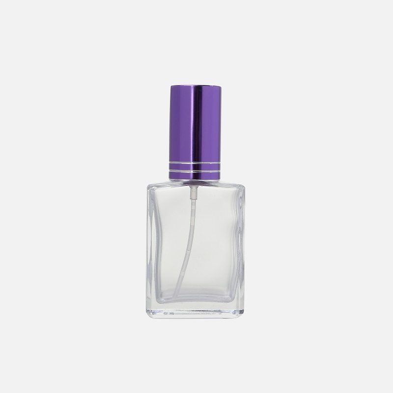 Vanjoin Square 30 ml Glass Parfume Bottles Savage 1oz Empty Refillable Classical Pump Bottles with Stickers in Bulk