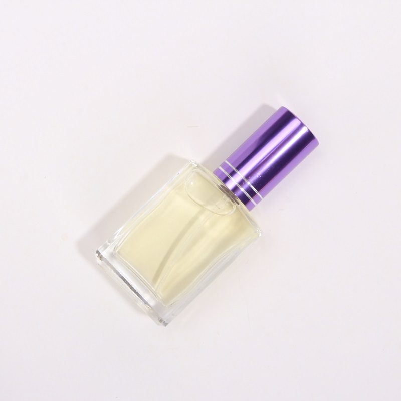 Vanjoin Square 30 ml Glass Parfume Bottles Savage 1oz Empty Refillable Classical Pump Bottles with Stickers in Bulk