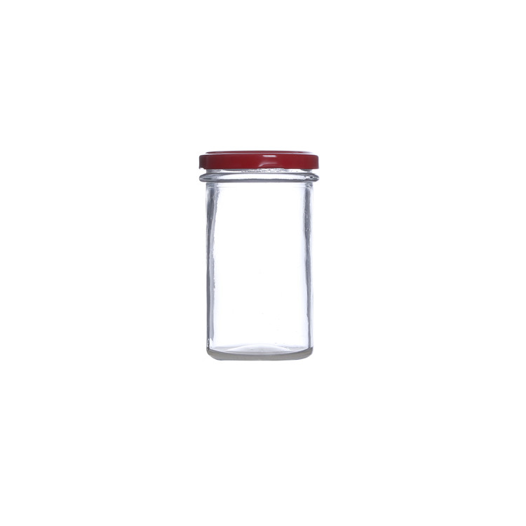 Vanjoin Wholesale 106ml 212ml 314ml Storage Glass Honey Jar Container Bonta Jar With Metal Lid