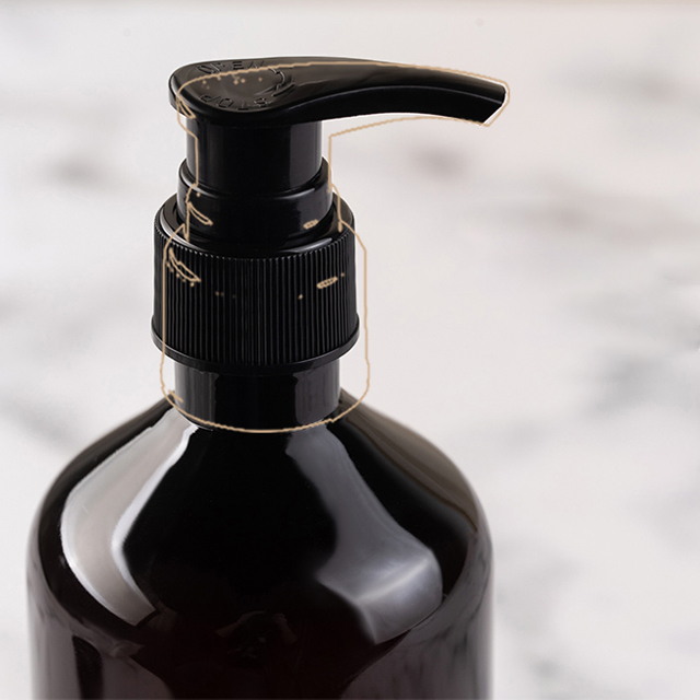 Vanjoin empty lotion pump plastic bottles with pump for hair oil