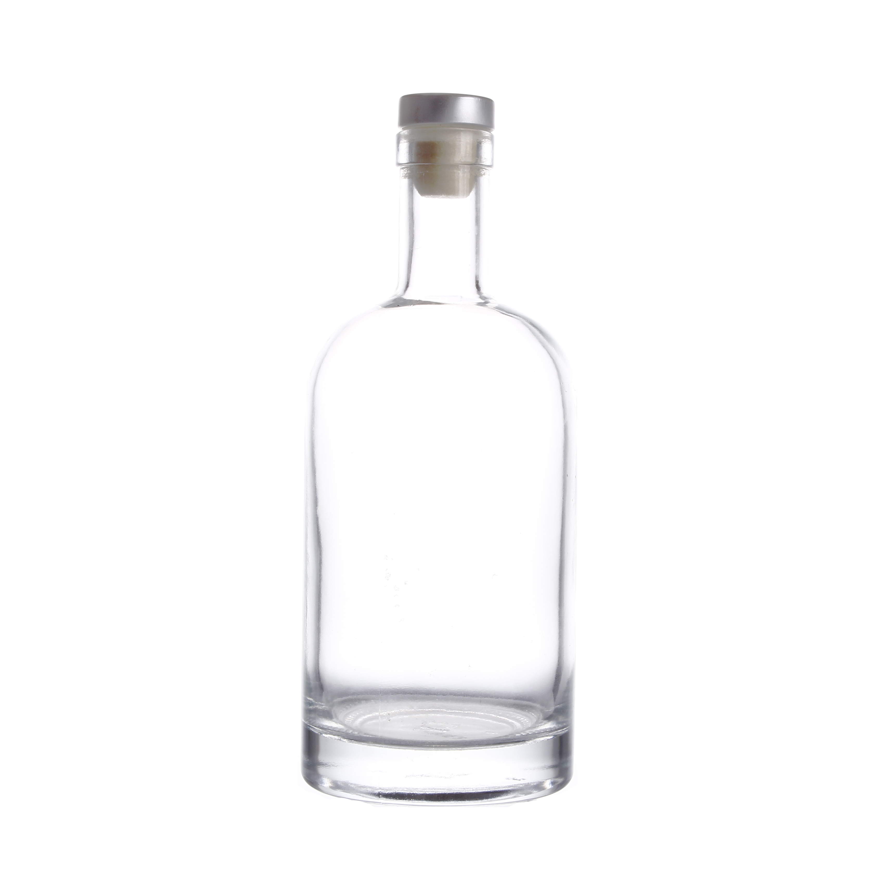 Vanjoin wholesale Empty Clear 100ml 375ml 500ml 750ml Glass Vodka Whisky Liquor Bottles With Cork