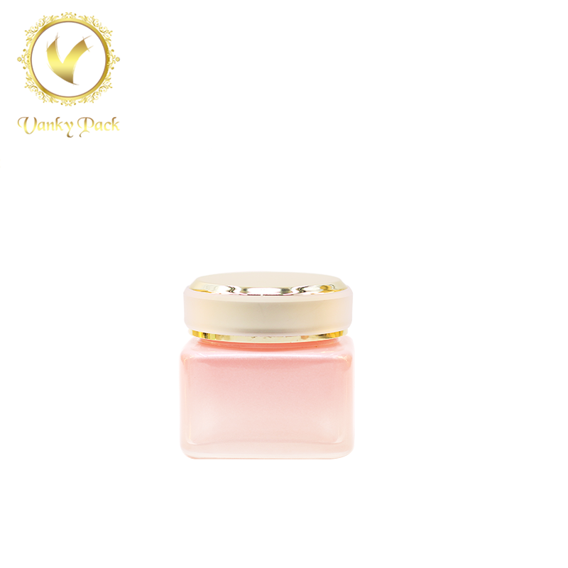 Vanky high quality pink 15ml 30ml 40ml glass bottle jar