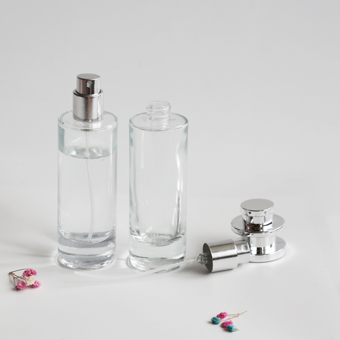 Various 30ml cylindrical transparent perfume glass bottle