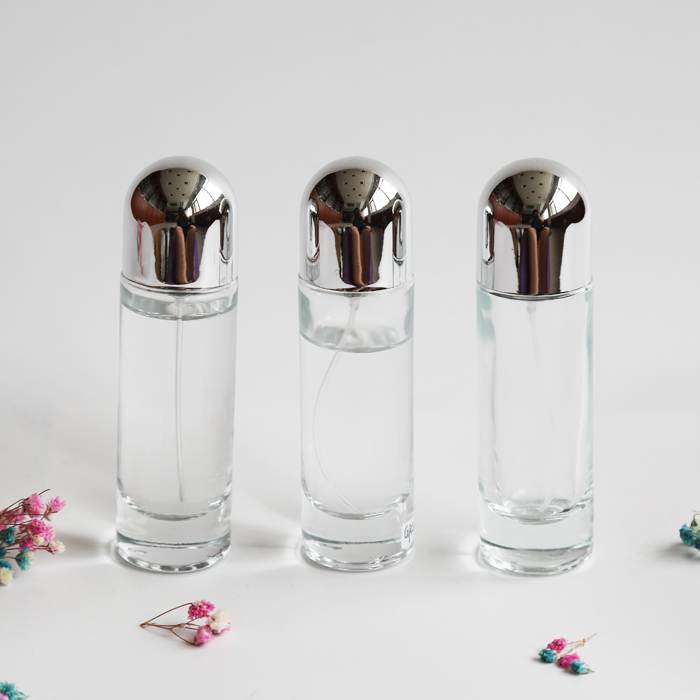 Various 30ml cylindrical transparent perfume glass bottle