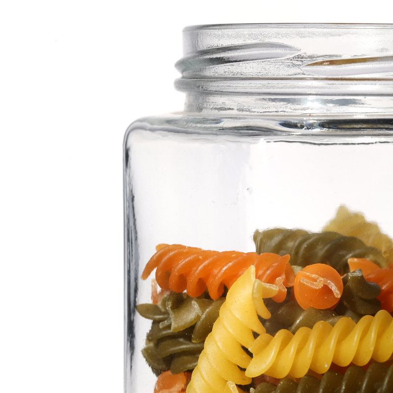 Various Capacity Kitchenware Storage Flint Food Empty Glass Jar for Wholesale