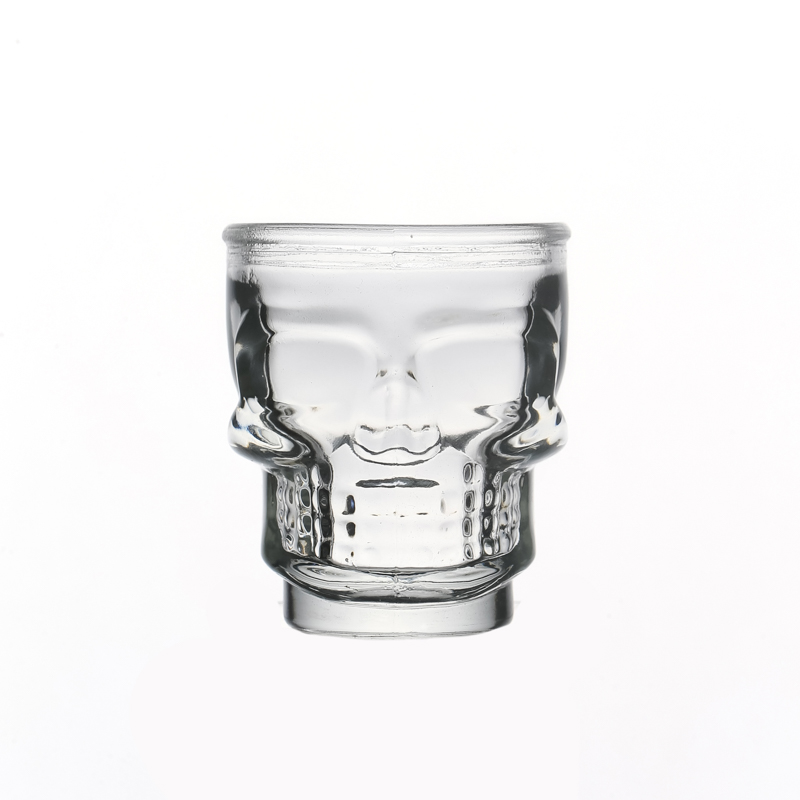 Various Capacity Storage Flint Skeleton-Shaped Glass Food Jar for Wholesale